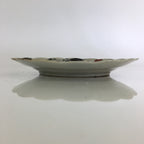 Antique C1880 Japanese Porcelain Small Plate Floral Butterfly Pattern Meiji PY93