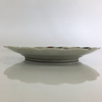 Antique C1880 Japanese Porcelain Small Plate Floral Butterfly Pattern Meiji PY93