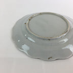 Antique C1880 Japanese Porcelain Small Plate Floral Butterfly Pattern Meiji PY95
