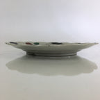 Antique C1880 Japanese Porcelain Small Plate Floral Butterfly Pattern Meiji PY95