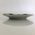 Antique C1880 Japanese Porcelain Small Plate Floral Butterfly Pattern Meiji PY97