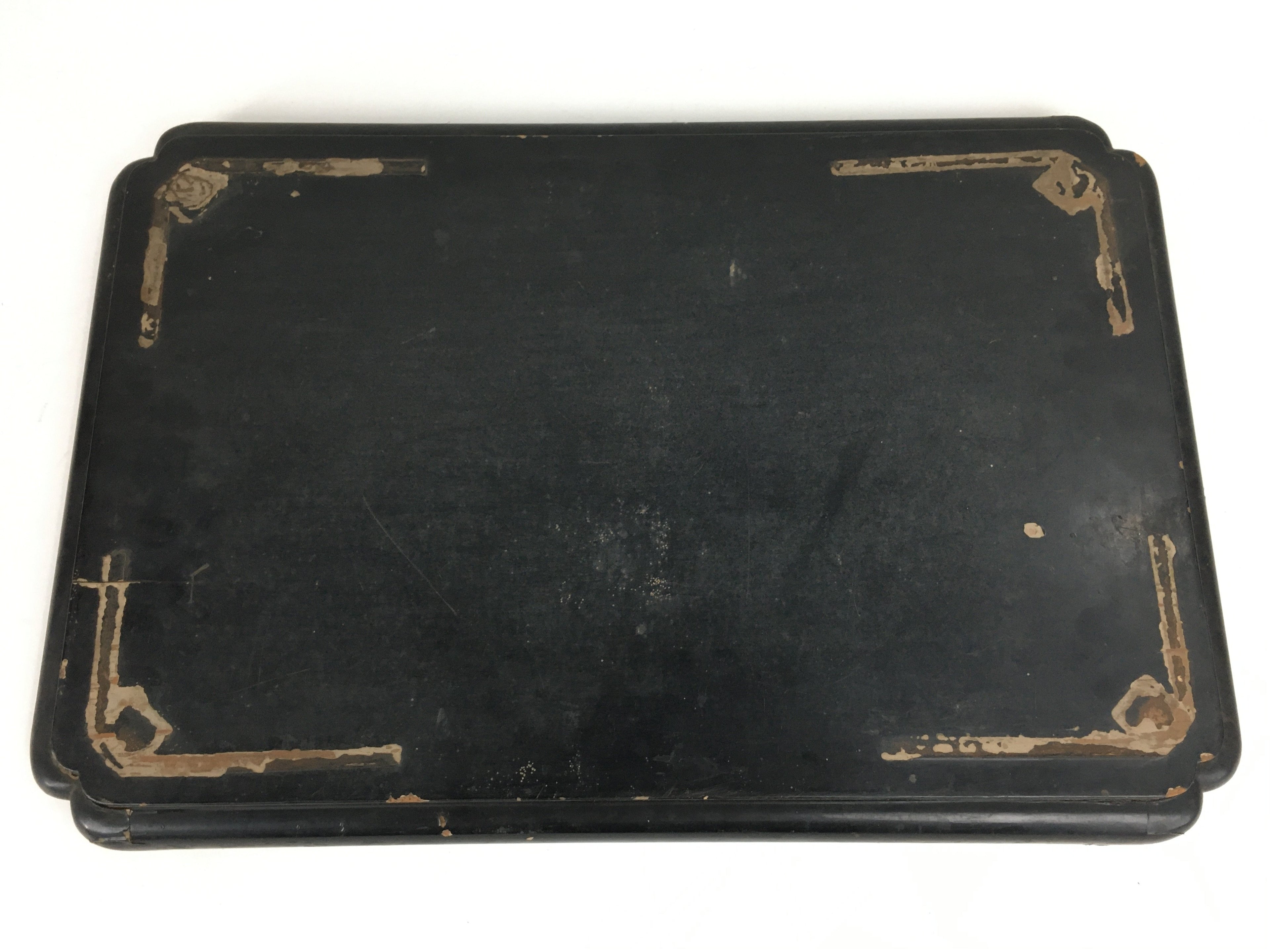 Antique C1880 Japanese Wooden Lacquered Tray Obon Kin-Makie Bon UR520