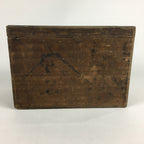 Antique C1880 Japanese Wooden Storage Box Hako Inside 32.5x15.9x21.5cm WB856
