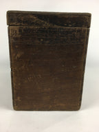 Antique C1880 Japanese Wooden Storage Box Hako Inside 32.5x15.9x21.5cm WB856
