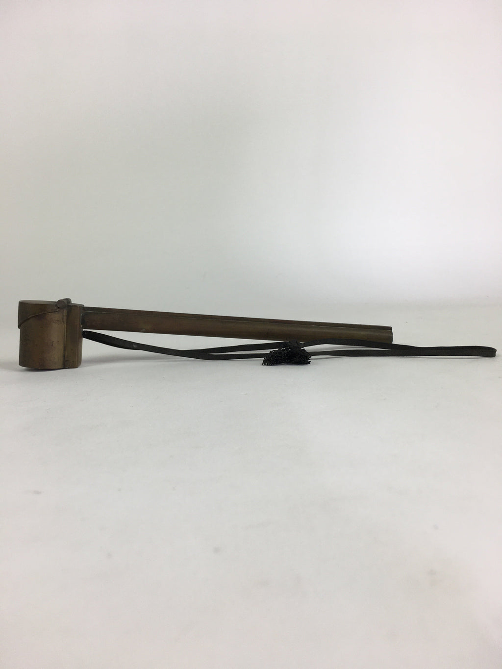 Antique C1880 Japanese Yatate Inkwell Brush Calligraphy Shuji Meiji Era JK287