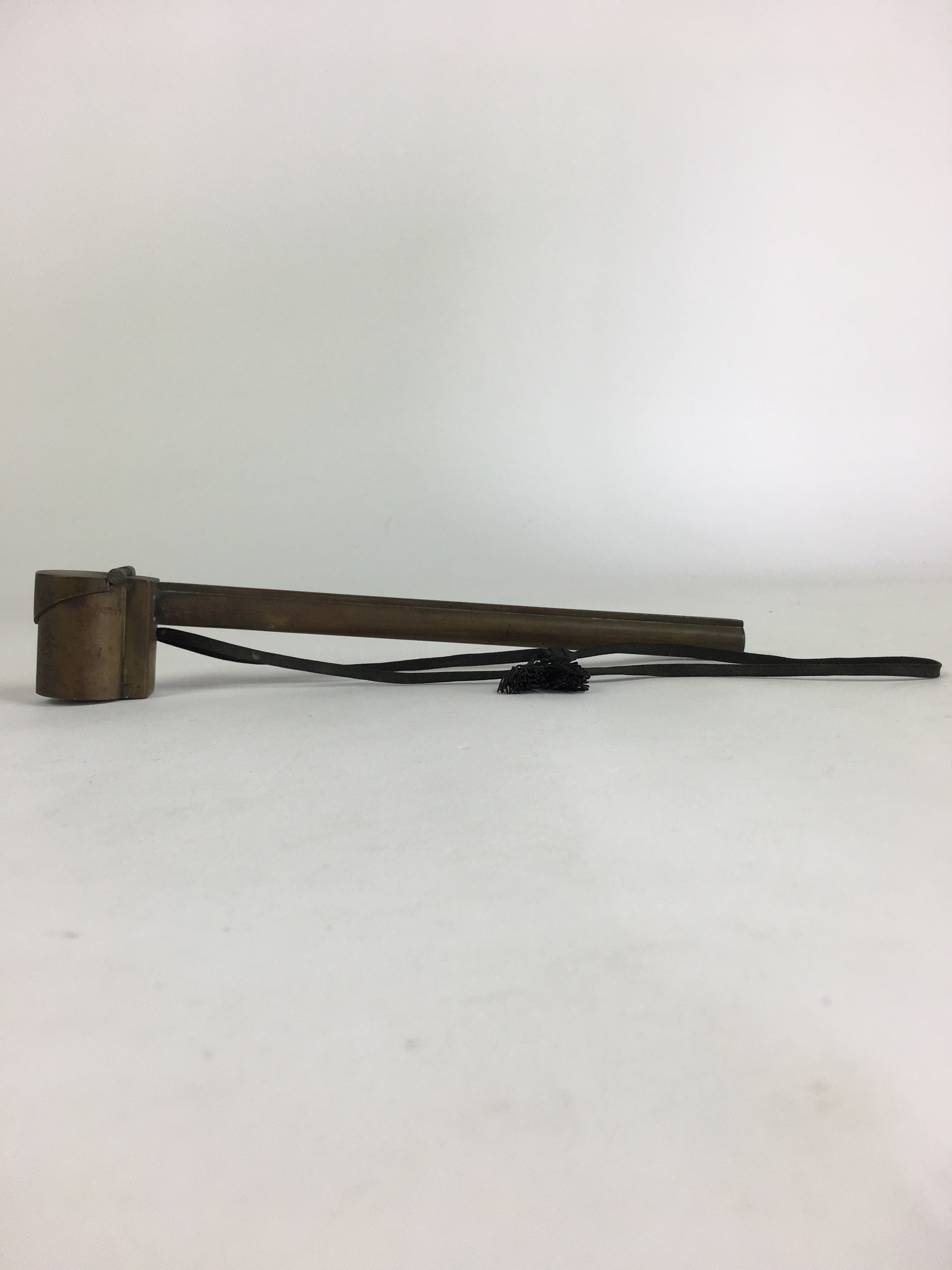 Antique C1880 Japanese Yatate Inkwell Brush Calligraphy Shuji Meiji Era JK287