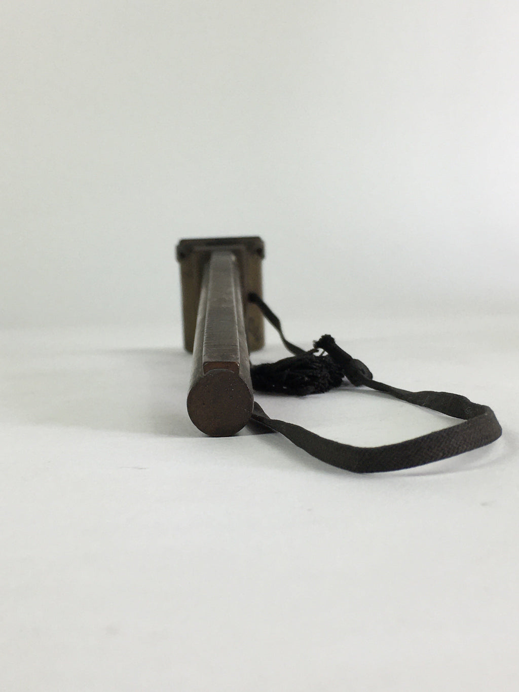 Antique C1880 Japanese Yatate Inkwell Brush Calligraphy Shuji Meiji Era JK287