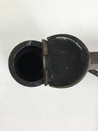 Antique C1880 Japanese Yatate Inkwell Brush Calligraphy Shuji Meiji Era JK287