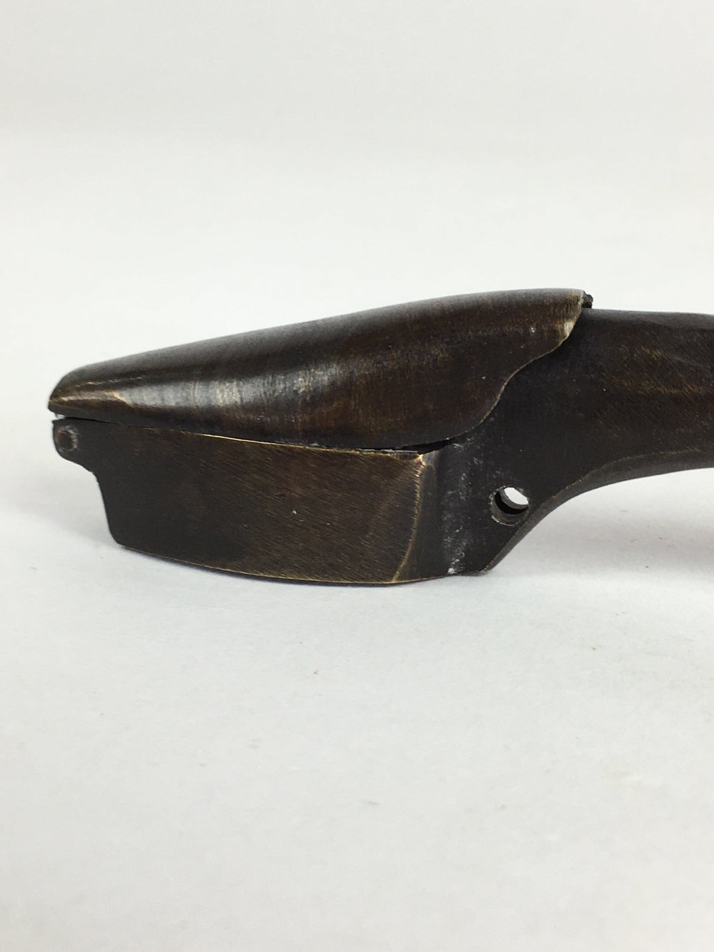 Antique C1880 Japanese Yatate Portable Inkwell Calligraphy Shuji Meiji Era JK288