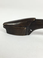 Antique C1880 Japanese Yatate Portable Inkwell Calligraphy Shuji Meiji Era JK288