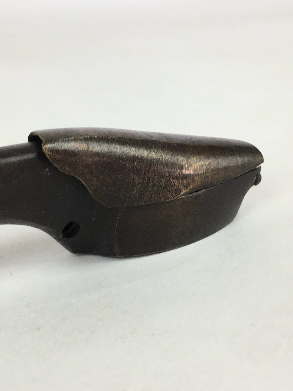Antique C1880 Japanese Yatate Portable Inkwell Calligraphy Shuji Meiji Era JK288