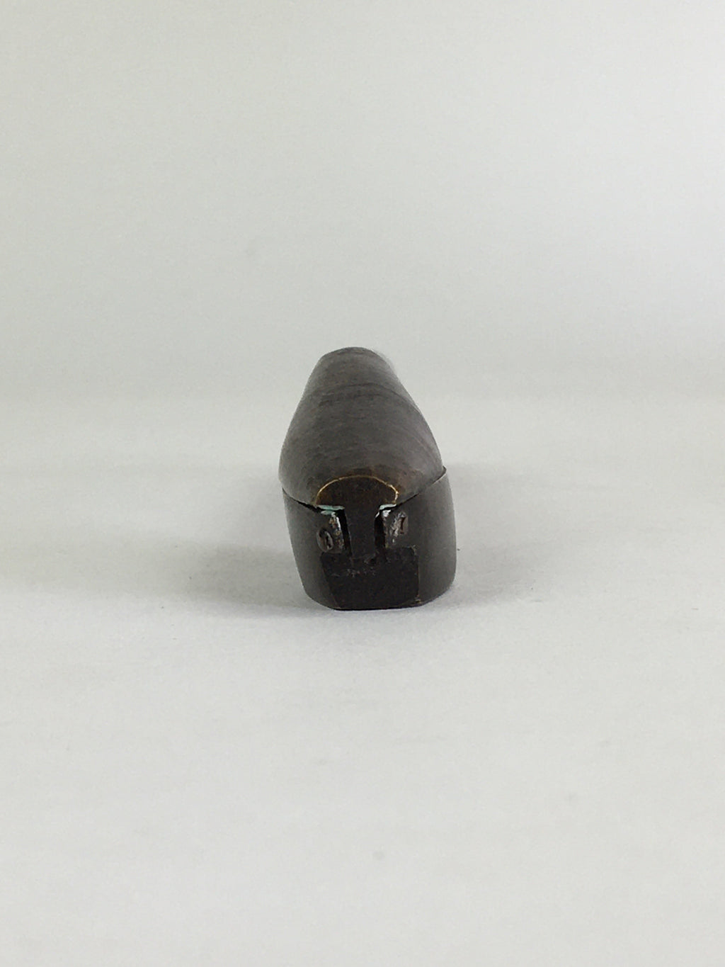 Antique C1880 Japanese Yatate Portable Inkwell Calligraphy Shuji Meiji Era JK288