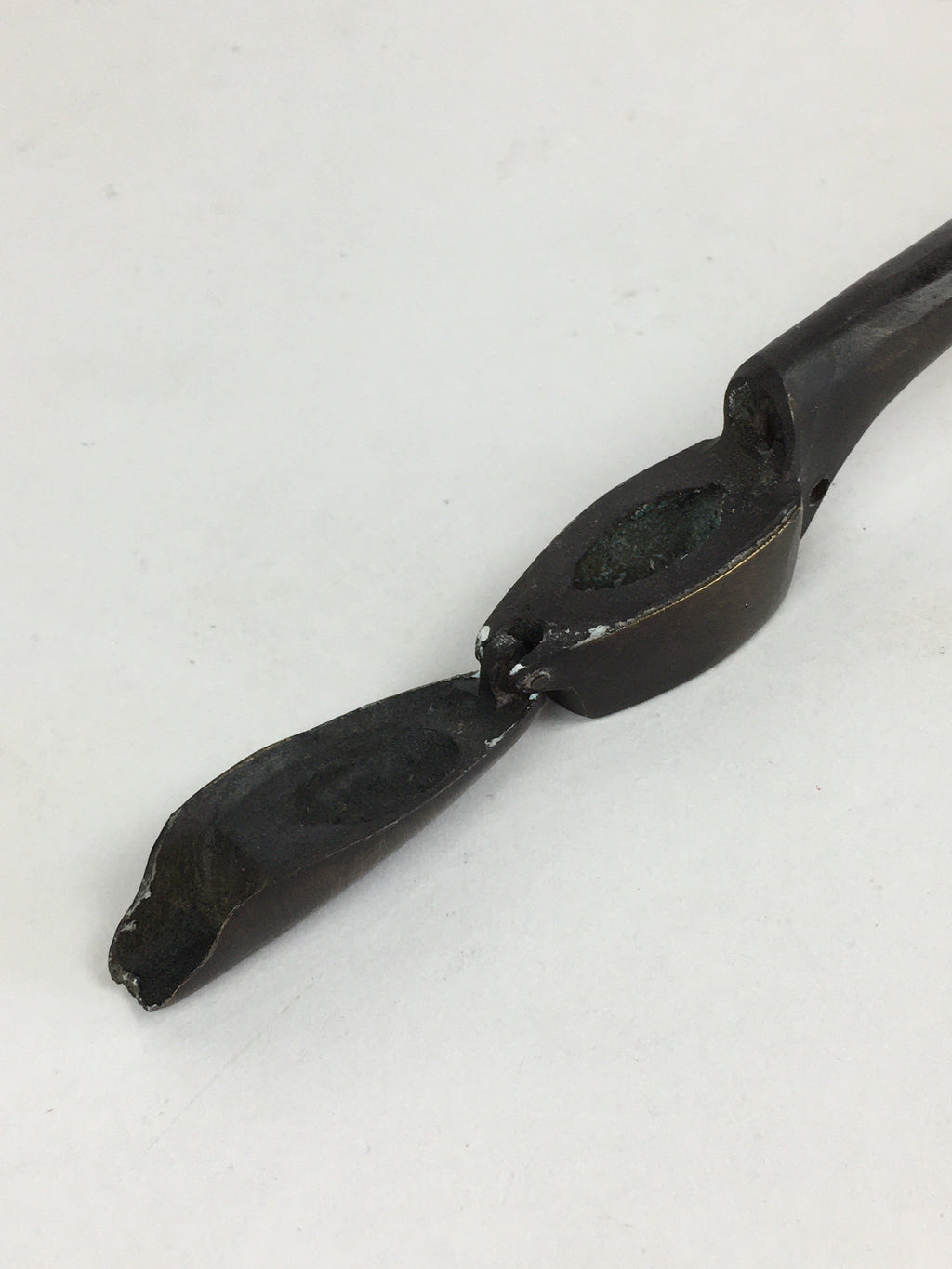 Antique C1880 Japanese Yatate Portable Inkwell Calligraphy Shuji Meiji Era JK288
