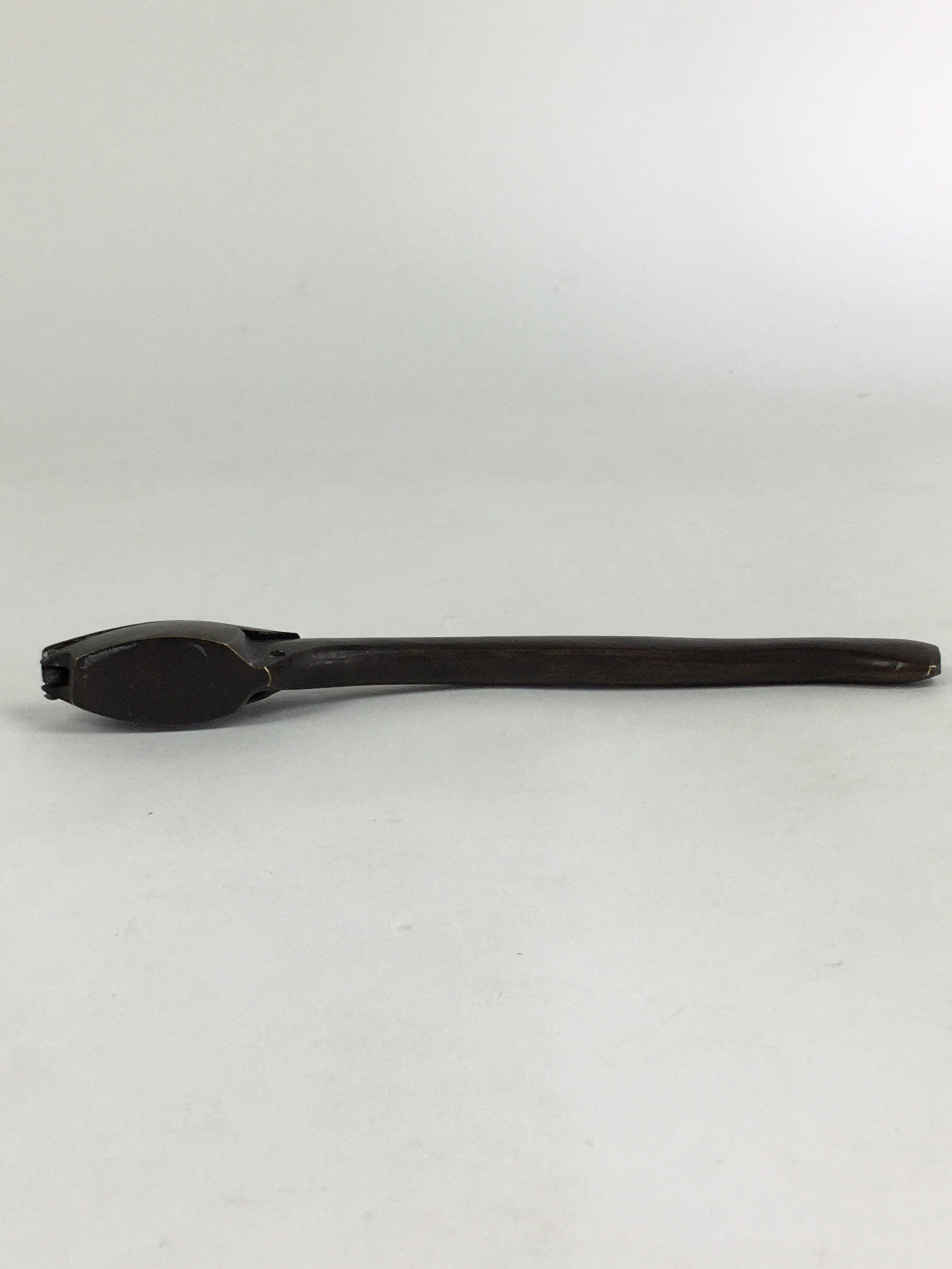 Antique C1880 Japanese Yatate Portable Inkwell Calligraphy Shuji Meiji Era JK288