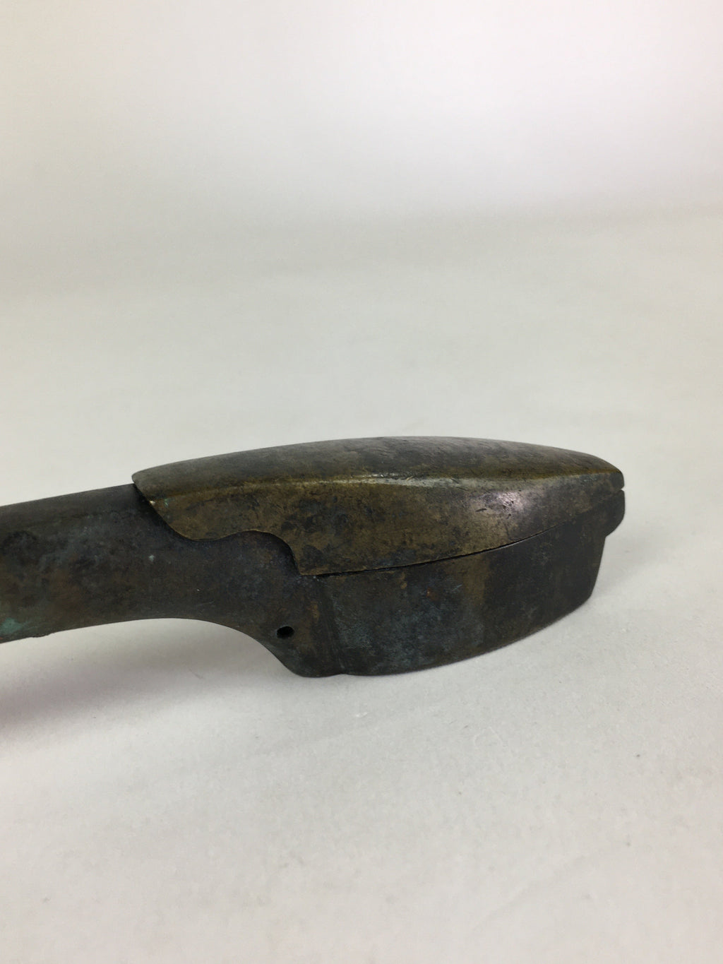 Antique C1880 Japanese Yatate Portable Inkwell Calligraphy Shuji Meiji Era JK289