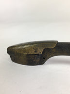 Antique C1880 Japanese Yatate Portable Inkwell Calligraphy Shuji Meiji Era JK289