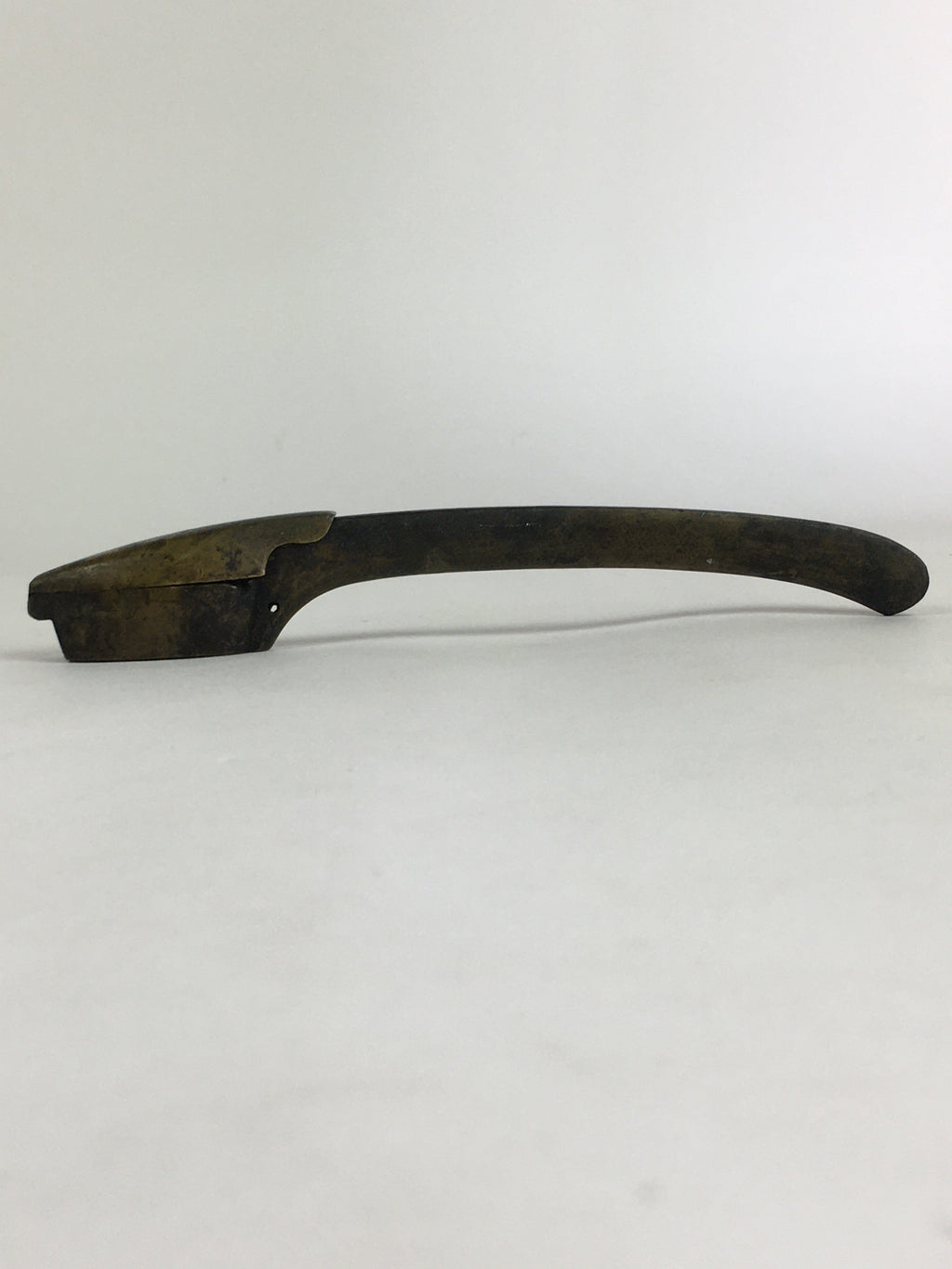 Antique C1880 Japanese Yatate Portable Inkwell Calligraphy Shuji Meiji Era JK289