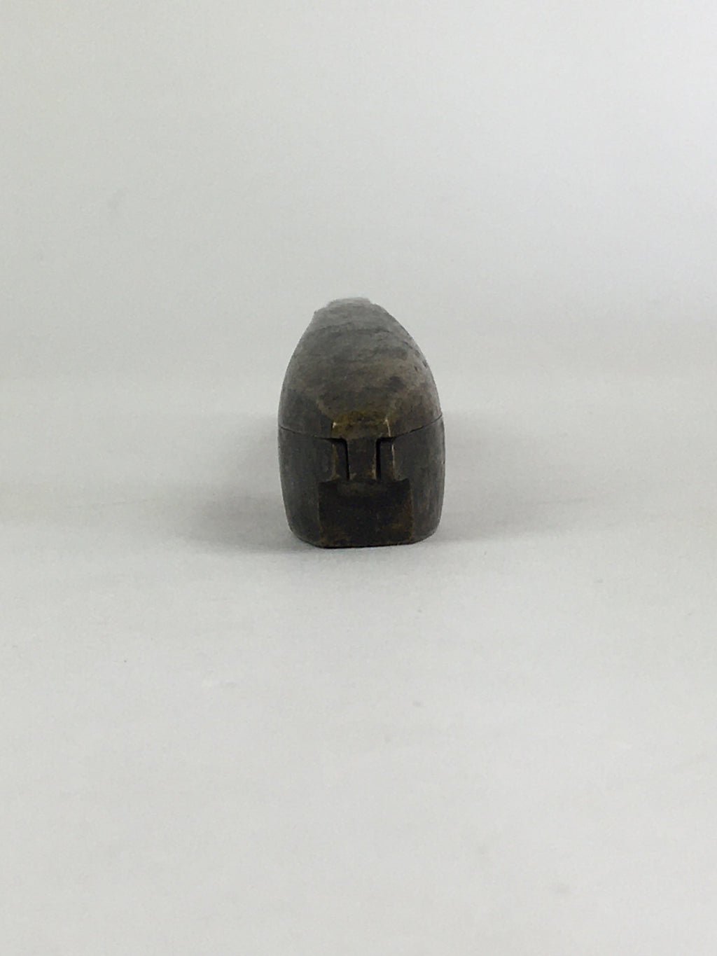 Antique C1880 Japanese Yatate Portable Inkwell Calligraphy Shuji Meiji Era JK289