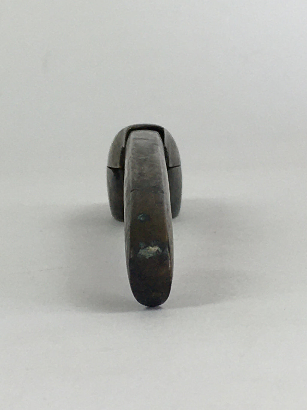 Antique C1880 Japanese Yatate Portable Inkwell Calligraphy Shuji Meiji Era JK289