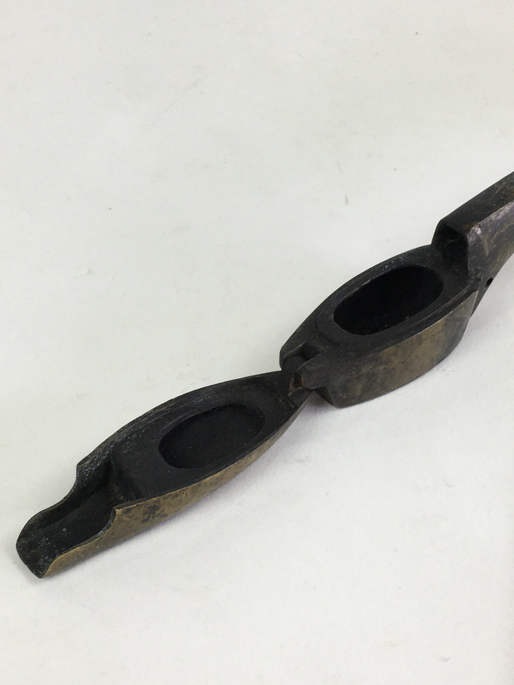 Antique C1880 Japanese Yatate Portable Inkwell Calligraphy Shuji Meiji Era JK289