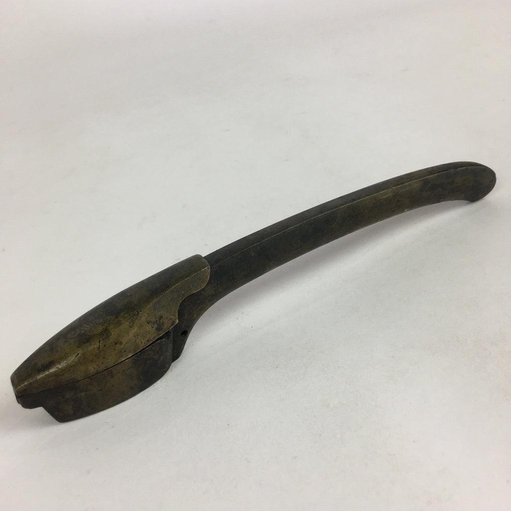 Antique C1880 Japanese Yatate Portable Inkwell Calligraphy Shuji Meiji Era JK289