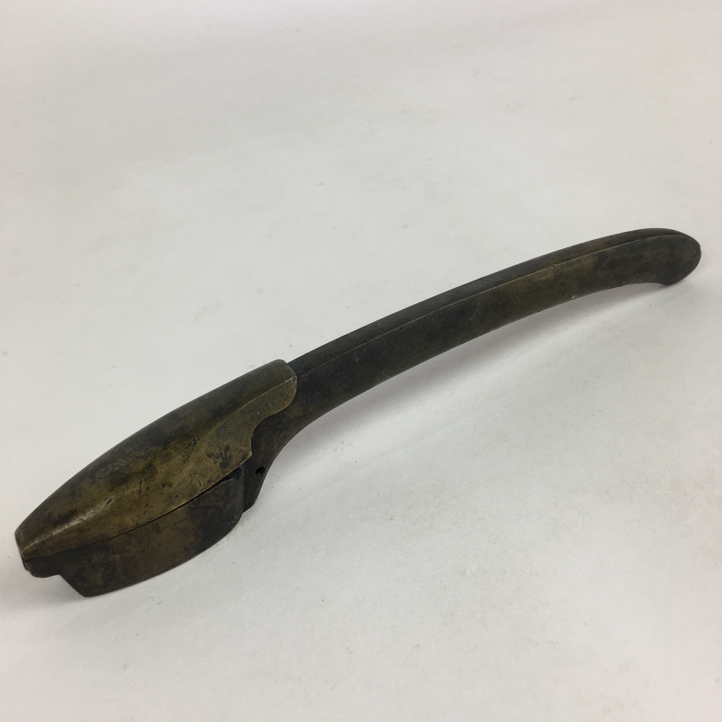 Antique C1880 Japanese Yatate Portable Inkwell Calligraphy Shuji Meiji Era JK289