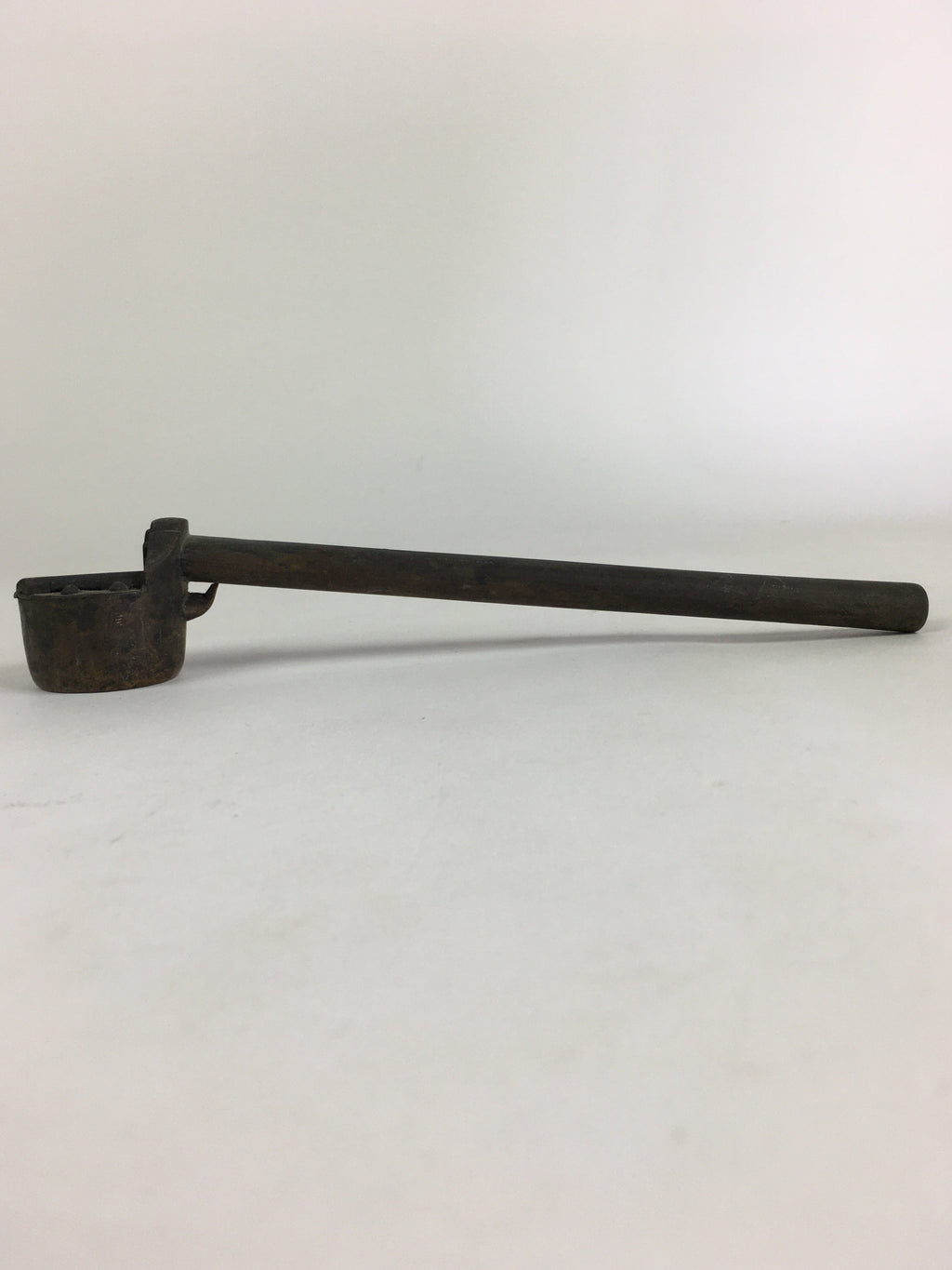 Antique C1880 Japanese Yatate Portable Inkwell Calligraphy Shuji Meiji Era JK290