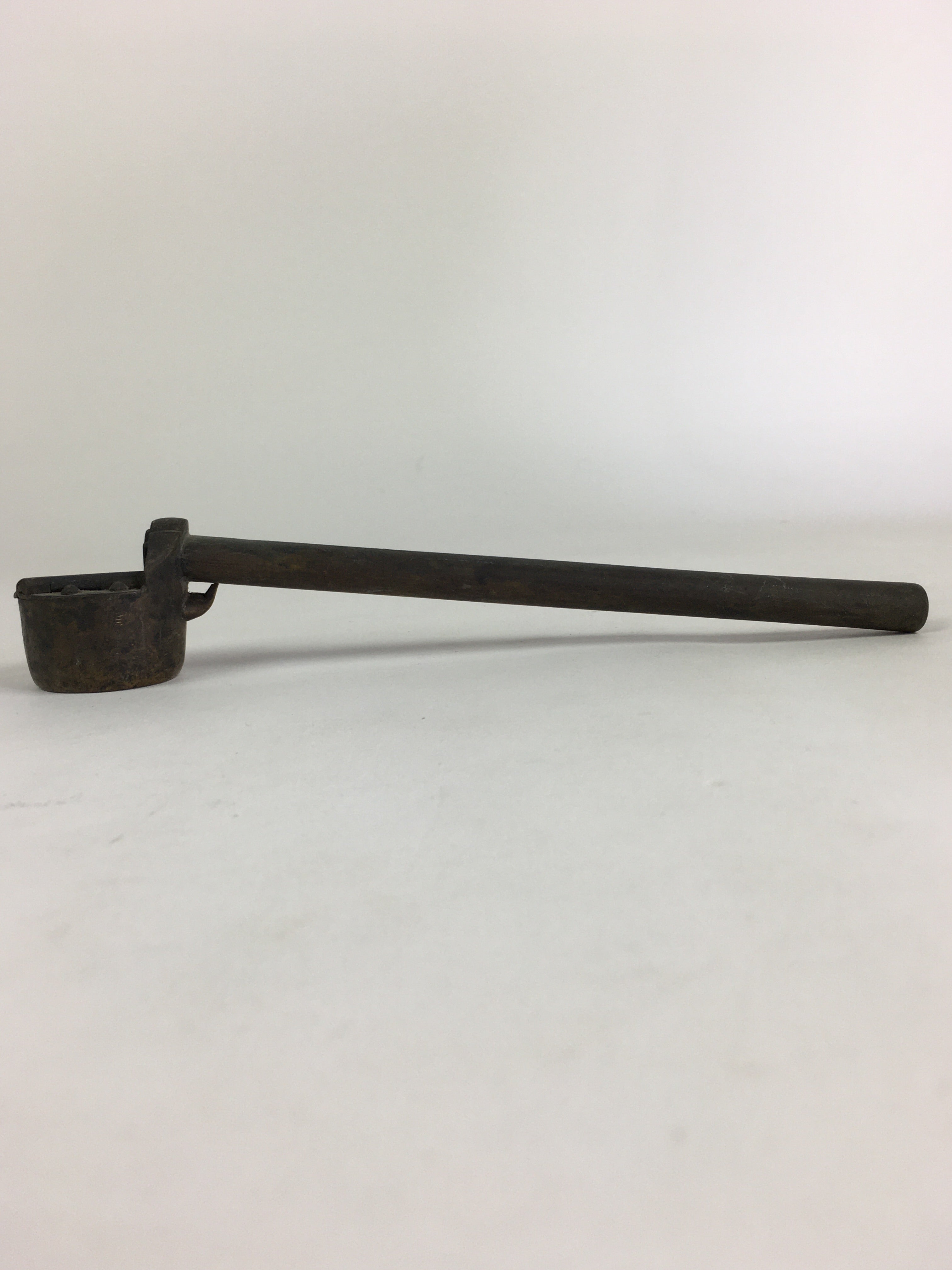 Antique C1880 Japanese Yatate Portable Inkwell Calligraphy Shuji Meiji Era JK290