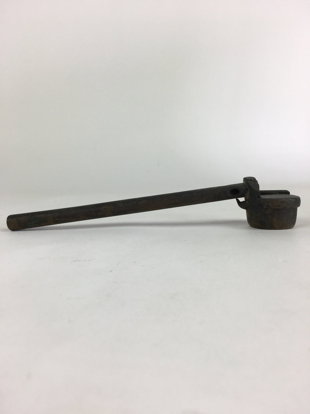 Antique C1880 Japanese Yatate Portable Inkwell Calligraphy Shuji Meiji Era JK290