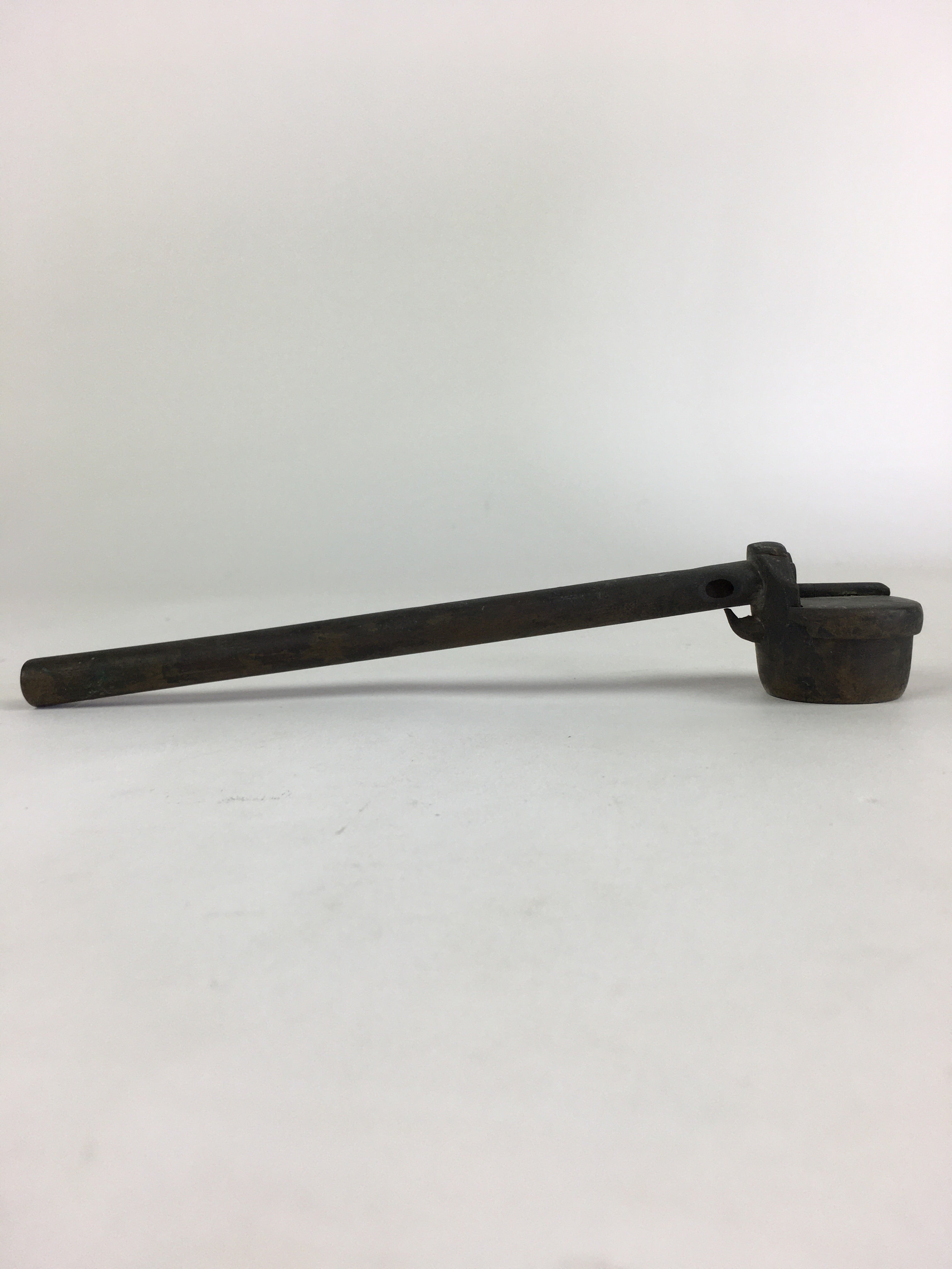 Antique C1880 Japanese Yatate Portable Inkwell Calligraphy Shuji Meiji Era JK290