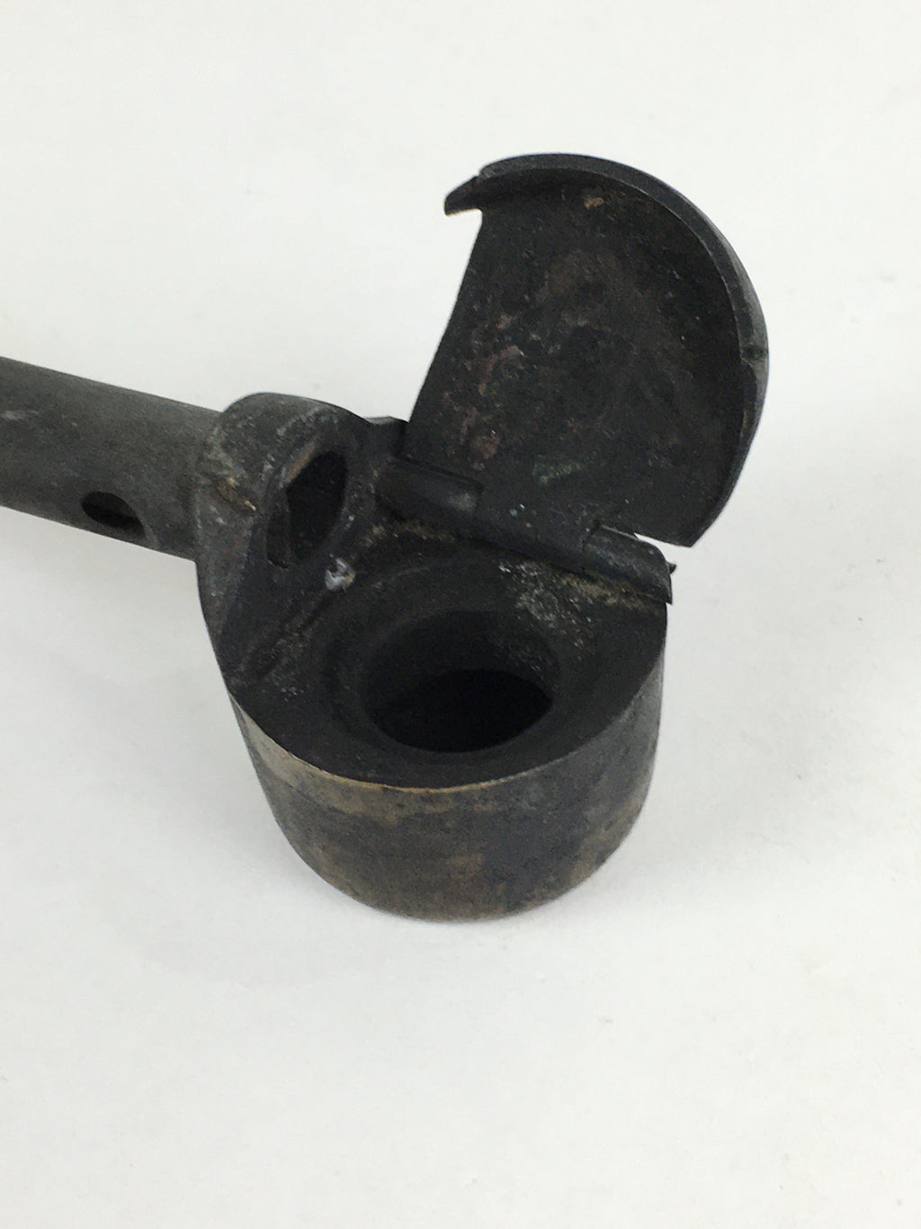 Antique C1880 Japanese Yatate Portable Inkwell Calligraphy Shuji Meiji Era JK290
