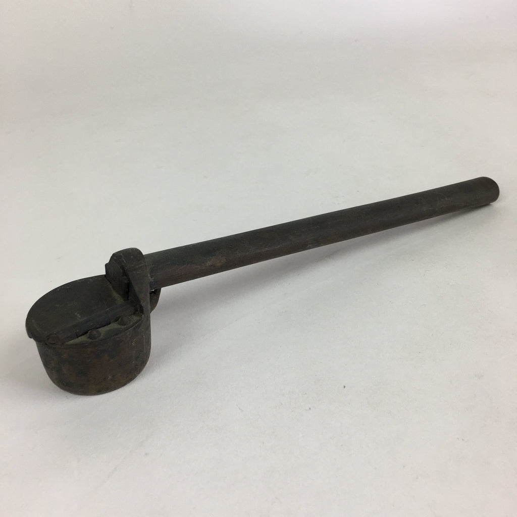 Antique C1880 Japanese Yatate Portable Inkwell Calligraphy Shuji Meiji Era JK290