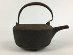 Antique C1900 Japanese Cast Iron Teapot Tetsubin Kettle Nanbu Tekki T100