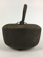 Antique C1900 Japanese Cast Iron Teapot Tetsubin Kettle Nanbu Tekki T100