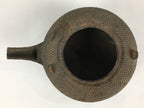 Antique C1900 Japanese Cast Iron Teapot Tetsubin Kettle Nanbu Tekki T100