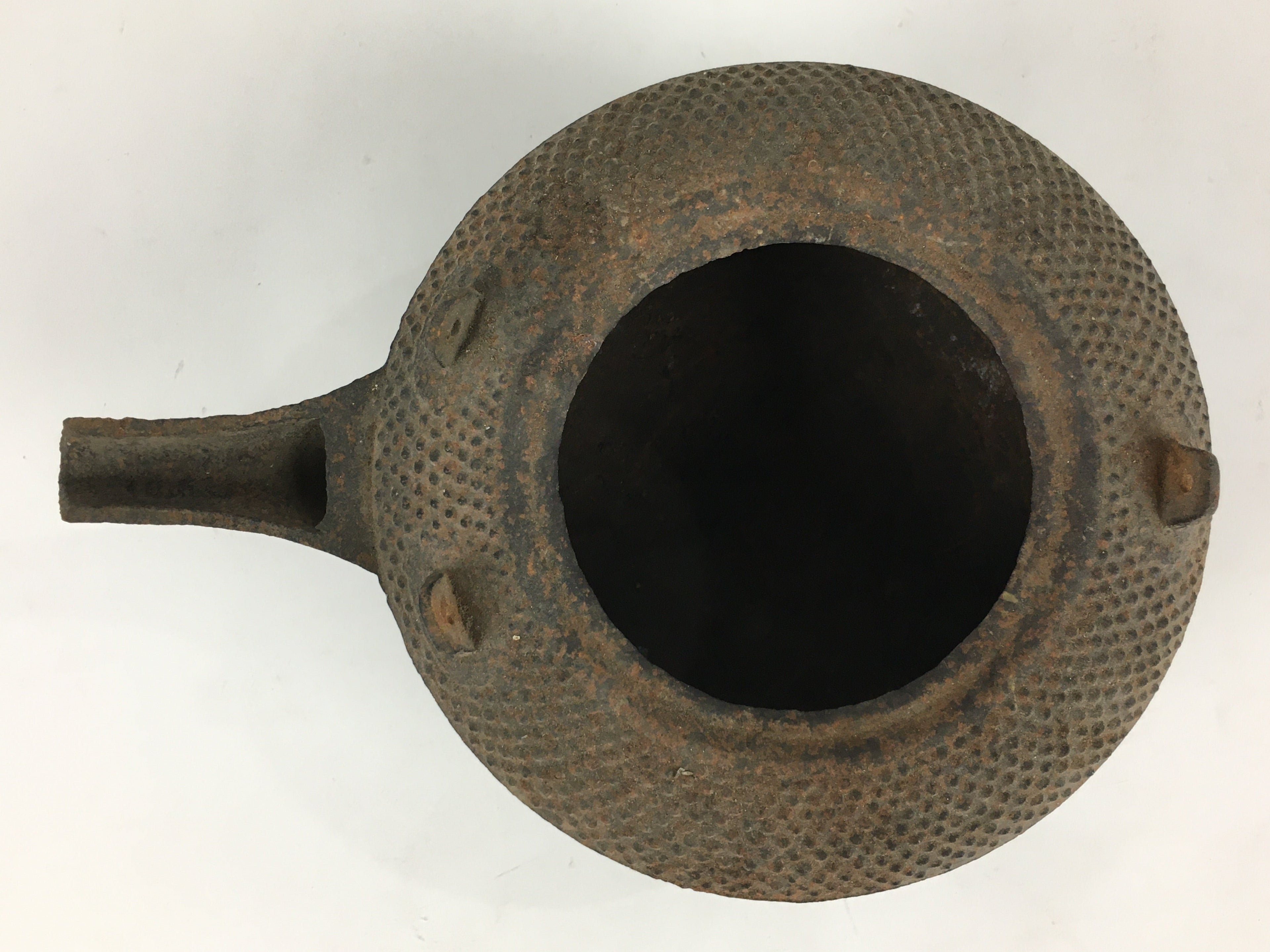 Antique C1900 Japanese Cast Iron Teapot Tetsubin Kettle Nanbu Tekki T100