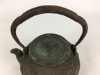 Antique C1900 Japanese Cast Iron Teapot Tetsubin Kettle Nanbu Tekki T98