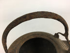 Antique C1900 Japanese Cast Iron Teapot Tetsubin Kettle Nanbu Tekki T99