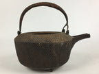 Antique C1900 Japanese Cast Iron Teapot Tetsubin Kettle Nanbu Tekki T99