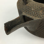 Antique C1900 Japanese Cast Iron Teapot Tetsubin Kettle Nanbu Tekki T99