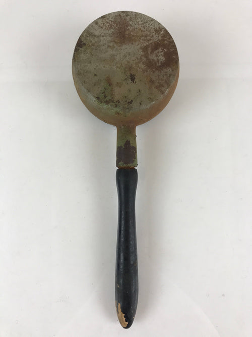 Antique C1900 Japanese Charcoal Fire Iron Hinoshi Wood Handle JK426