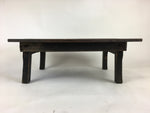 Antique C1900 Japanese Folding Low Table Wood Chabudai Brown FL50