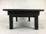Antique C1900 Japanese Folding Low Table Wood Chabudai Brown FL50