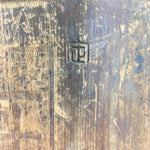 Antique C1900 Japanese Handmade Wooden Rice Bucket Masu Brown JK220