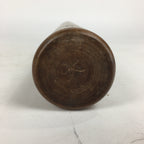Antique C1900 Japanese Handmade Wooden Rice Bucket Masu Brown JK255