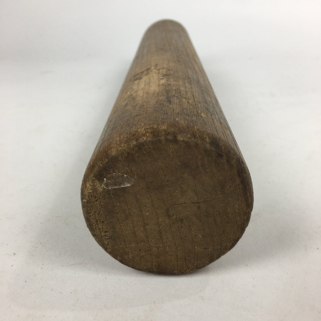 Antique C1900 Japanese Handmade Wooden Rice Bucket Masu Brown JK256