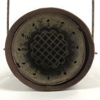 Antique C1900 Japanese Iron Fireplace Cooking Stove Charcoal Brazier T97