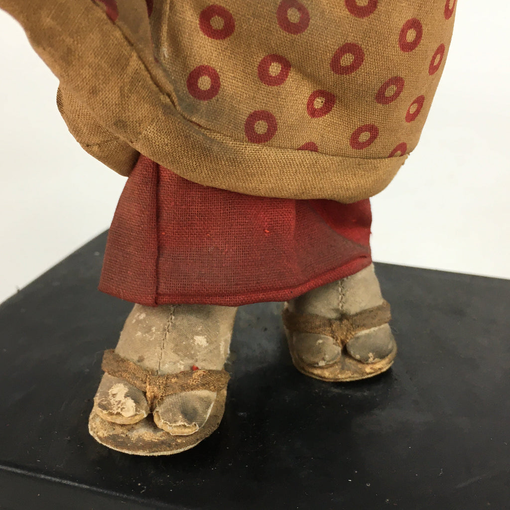 Antique C1900 Japanese Kimono Girl Doll Figurine Fabric Hina Ningyo BD797