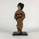 Antique C1900 Japanese Kimono Girl Doll Figurine Fabric Hina Ningyo BD797