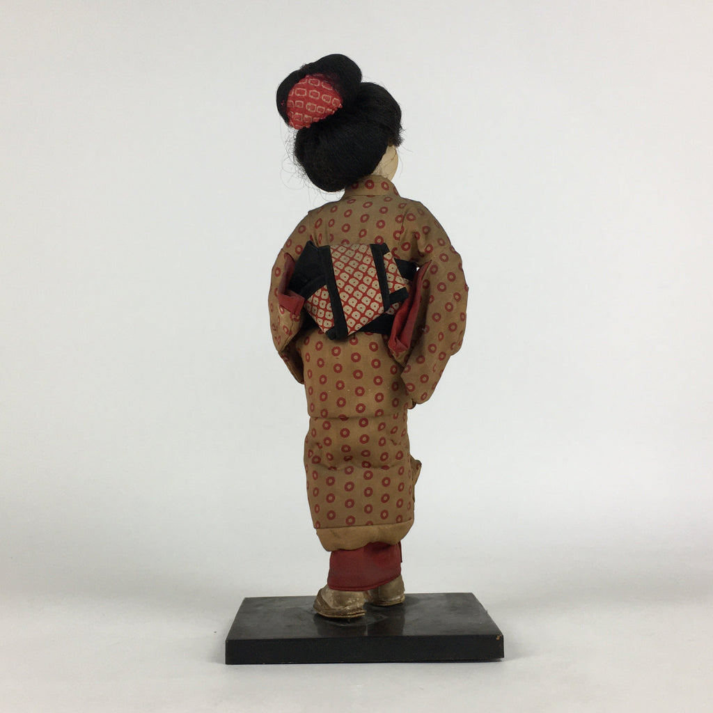 Antique C1900 Japanese Kimono Girl Doll Figurine Fabric Hina Ningyo BD797
